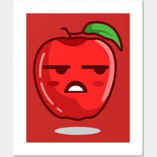 badmood sad react apple Posters and Art